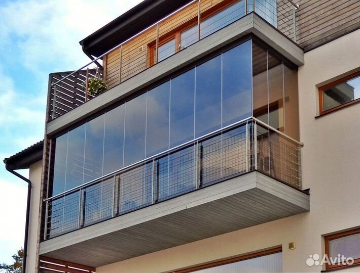 Безрамное остекление