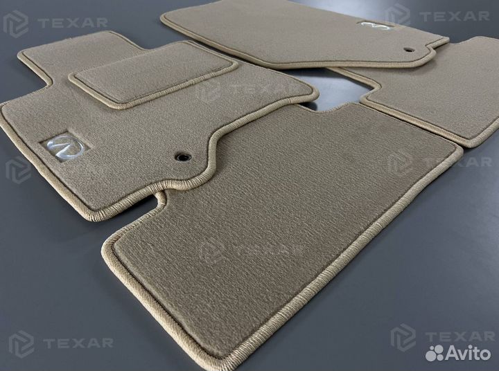 Коврики на Infiniti QX50 велюровые