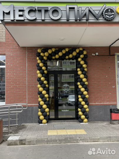 Арка, гирлянда, шарики на открытие