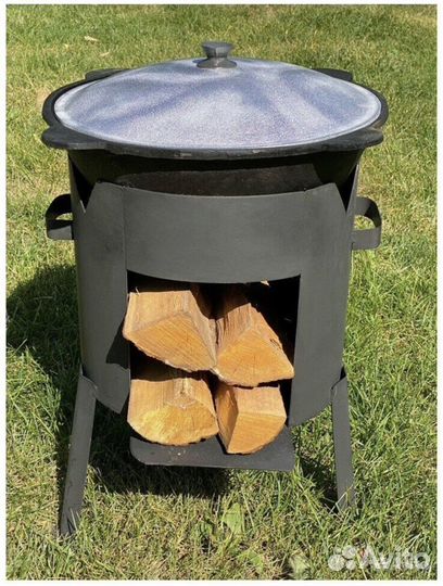 Набор казан, печь