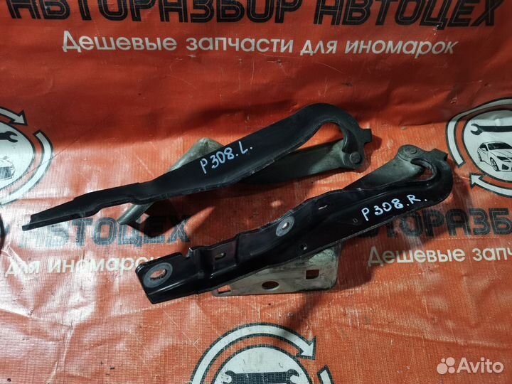 Петли капота Peugeot 308