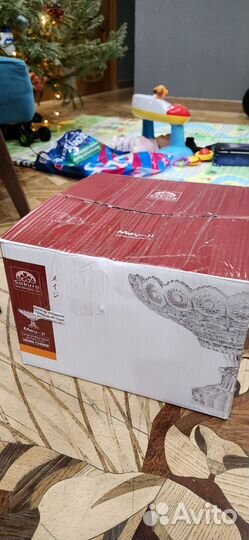 Фруктовница ваза на ножке