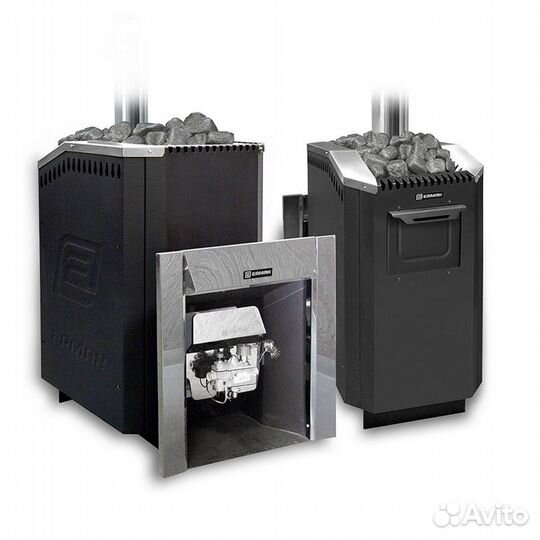 Газодровяная печь для бани Уралочка