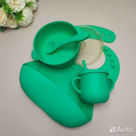 Детская силиконовая посуда