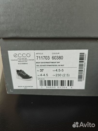 Новые кроссовки Ecco Biom37