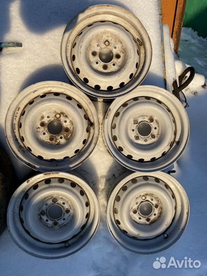 Диски R13-14 (штампы белые,серые)