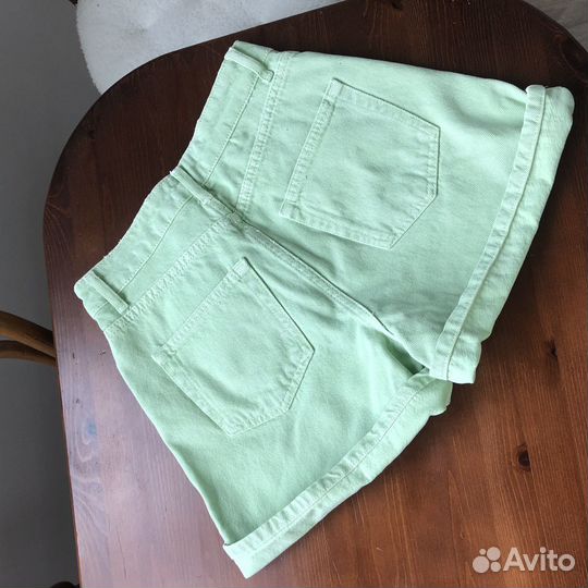 Шорты джинсовые Mom lime 36S новые zara