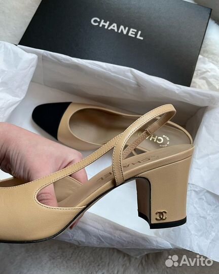 Туфли Chanel Slingback 36-42 в наличии