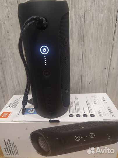 Колонка jbl flip 4 оригинал полный комплект