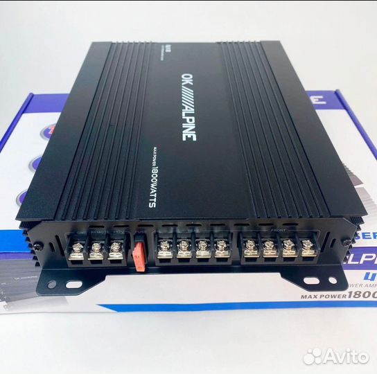 Усилитель Alpine ok 4 канала 1800W