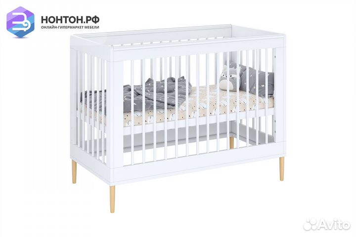 Кроватка детская Polini kids Simple 360 белая