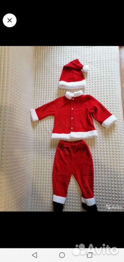 Костюм деда мороза детский