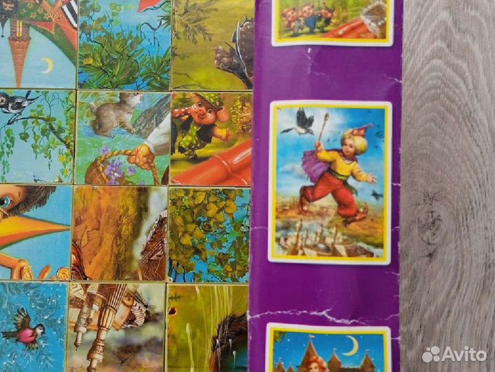 Кубики деревянные