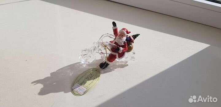 Санта на мотоцикле