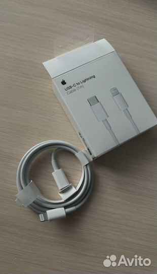 Кабель apple lightning usb c (на iPhone)