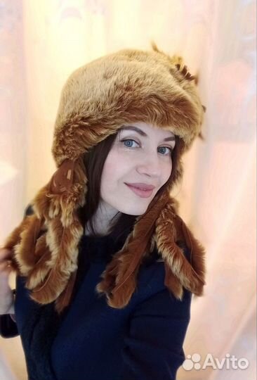 Эксклюзивная зимняя шапка женская