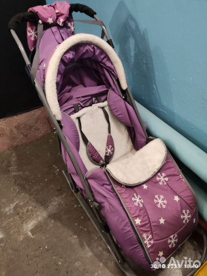 Санки коляска