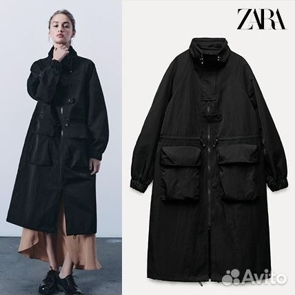Плащ Zara водонепроницаемый