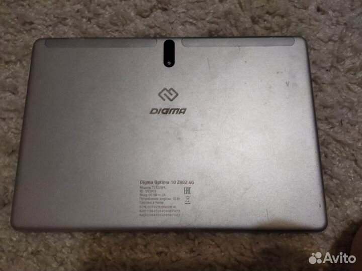 Планшет digma optima z802 4g