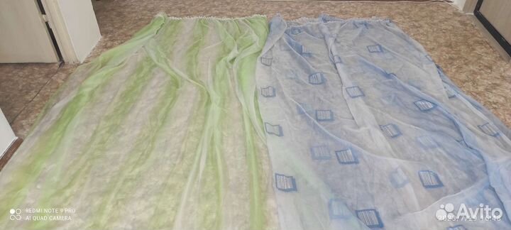 Тюль пакетом б/у