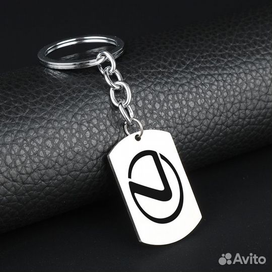 Брелок жетон для ключей с логотипом 