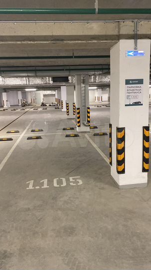 Машиноместо, 22 м²