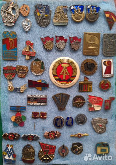 Значки Гдр,Чехословакии,Венгрии,Болгарии