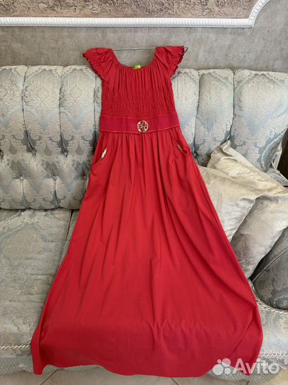 Платье женское летнее длинное 42 44