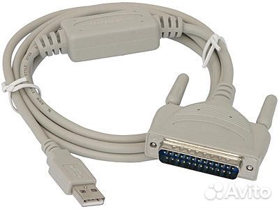 Конвертер USB 2.0(Am) -COM(DB25m) Gembird/Cablexpe