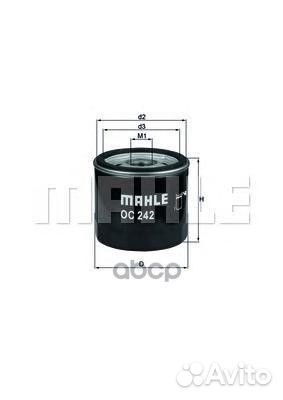 Фильтр масляный OC242 Mahle/Knecht
