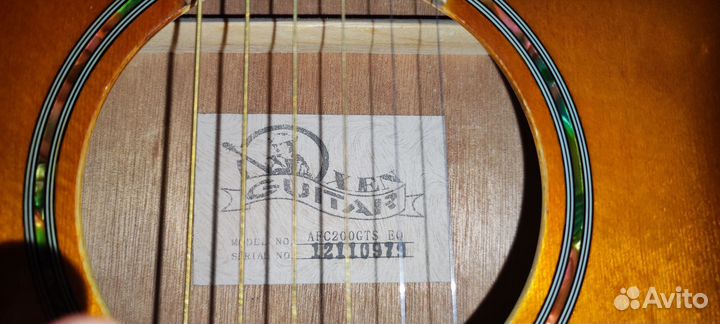 Электроакустическая гитара Aosen массив