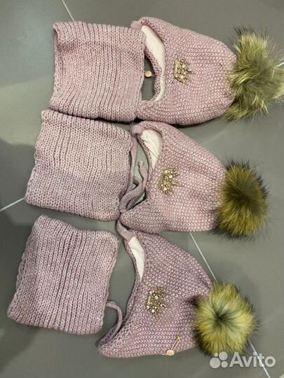 Зимние шапки для девочек