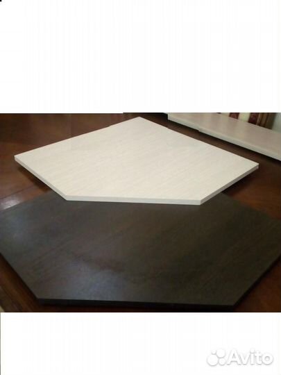 Угловые полки 55х55см