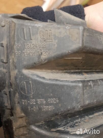 Заглушка Птф опель зафира б (до рестайл)