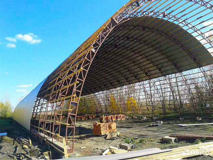 Ангары арочные 21 х60 (1260 м2)