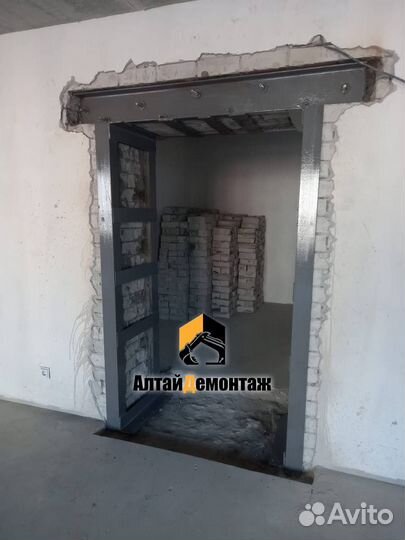 Устройство проемов, расширение, усиление