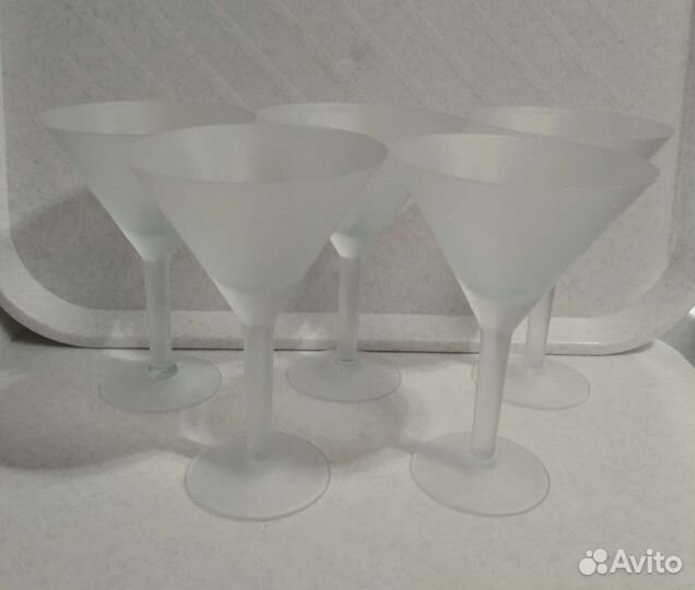 Бокалы для мартини Хрусталь 5 шт