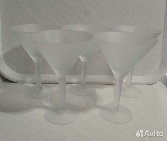 Бокалы для мартини Хрусталь 5 шт