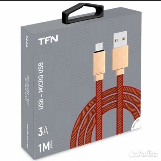 Кабель для телефона TFN microusb Fashion, Gold