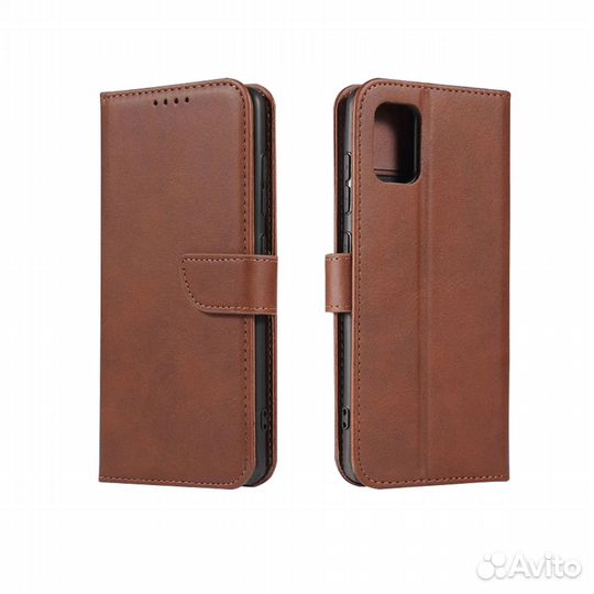 Кожаный чехол-книжка на самсунг-галакси-А71