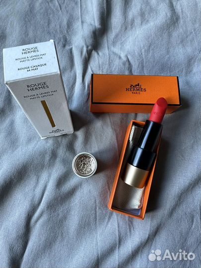 Hermes помада ton 21,64 satine, 64 mat