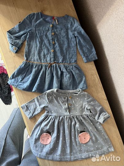 Вещи пакетом на девочку 74 hm next