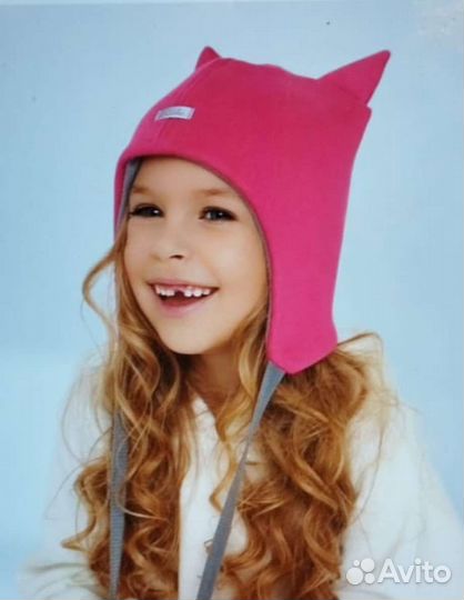 Шапка зимняя для девочки 54 новая