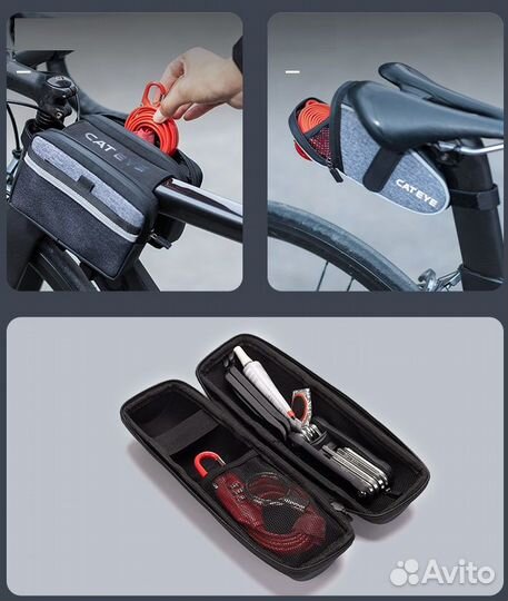 Компактный противоугонный трос cateye classic mult