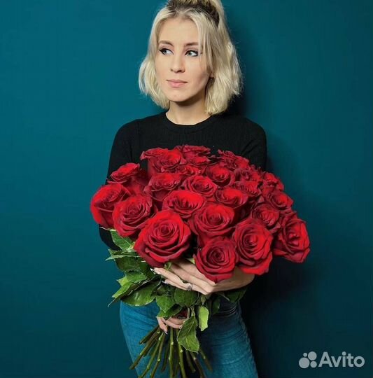 Розы Эквадор доставка цветов букет