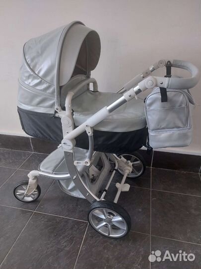 Коляска 2 в 1 экокожа Амели (аналог Текнум)