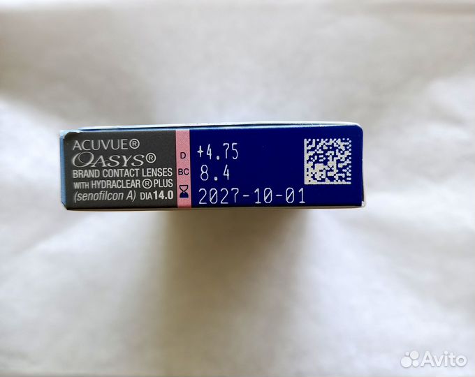 Линзы контактные Acuvue Oasys 6 шт. 8.4. +4.75