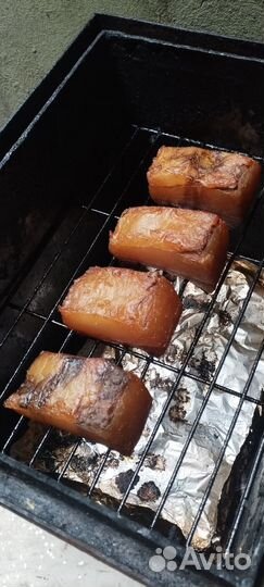 Копченое домашнее сало