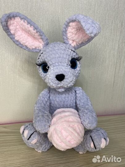 Плюшевый Зайка ручной работы