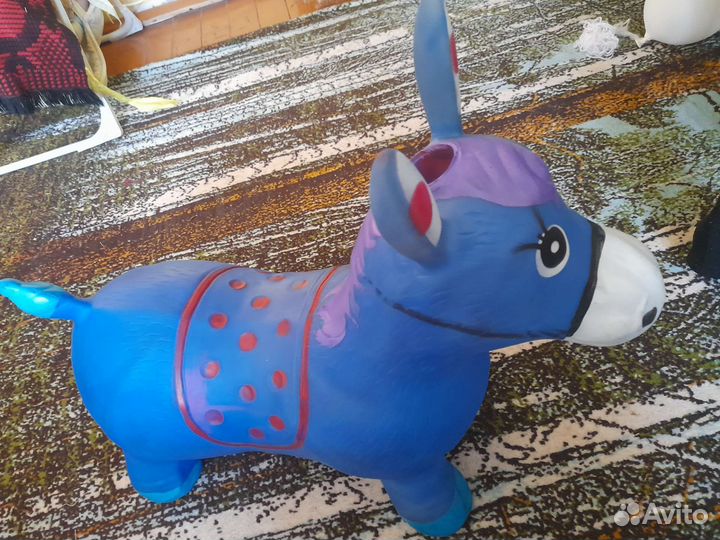 Игрушка прыгун ослик